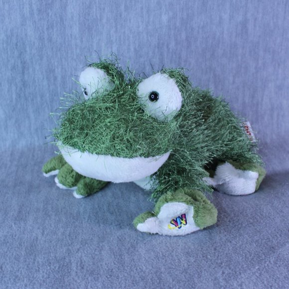 Ganz FROG Sitting 8" Webkinz No Code Green Large Eyes Plush Toy Stuffed - Picture 1 of 5